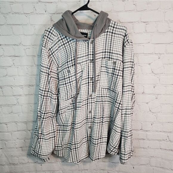 Men's Original Use button-down sweatshirt hoodie, size XXL - Picture 1 of 4